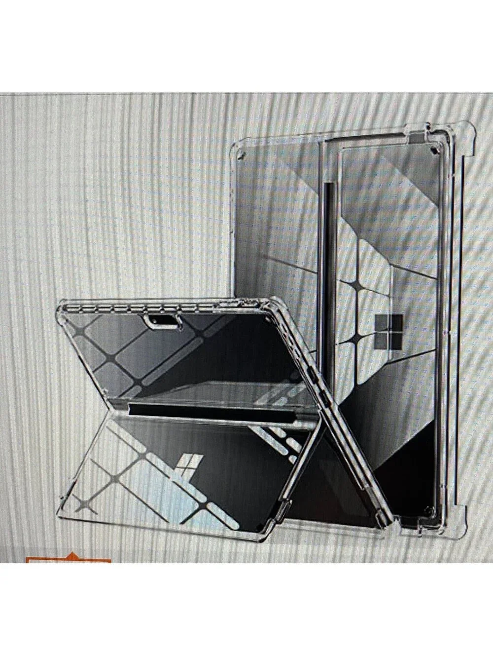 Infiland Case for Surface Pro 9 13” 2022 Tablet Crystal Clear